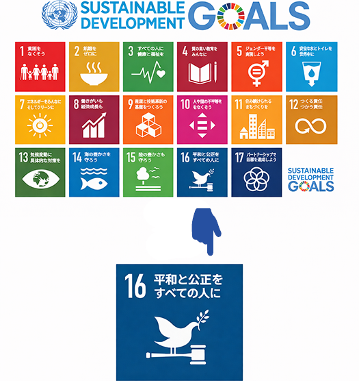 SDGs16 平和と公正をすべての人に